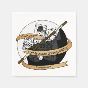 Monk Dice Design Napkin