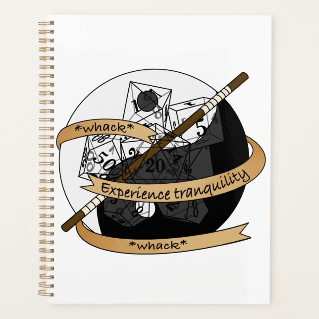 Monk Dice Design Planner (Front)