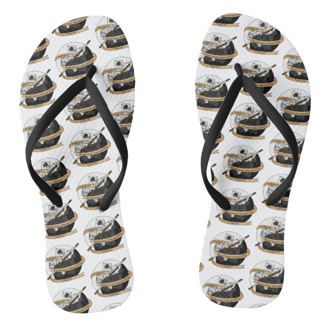 Monk Dice Design Thongs (Footbed)