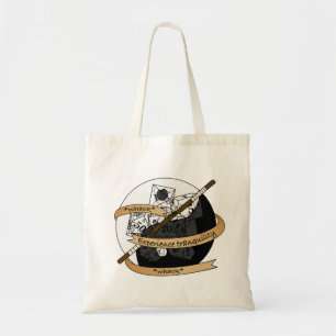 Monk Dice Design Tote Bag