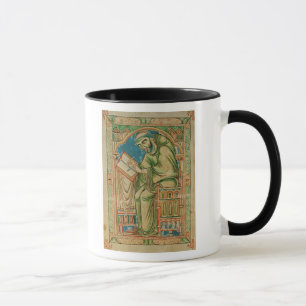 Monk Eadwine at work on the manuscript, Mug
