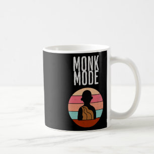 Monk Mode, Zen And Yoga, Meditation,buddhist, Retr Coffee Mug
