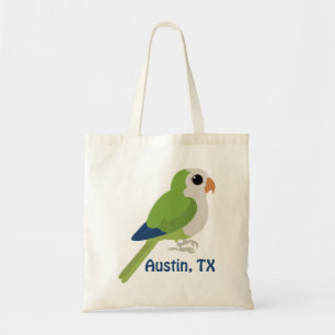 Monk Parakeet -Austin, Texas Tote Bag