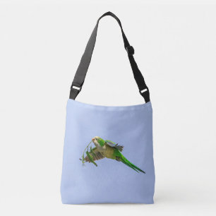 Monk Parakeet in the Rio Grande Valley Crossbody Bag