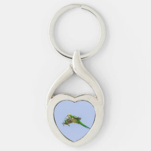 Monk Parakeet in the Rio Grande Valley Key Ring
