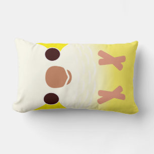 Monk Parakeet (Lutino) Lumbar Cushion