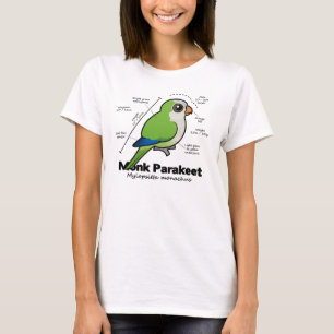 Monk Parakeet Statistics T-Shirt