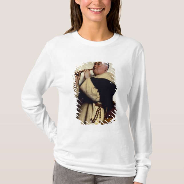 Monk Playing a Clarinet T-Shirt (Front)