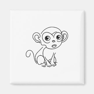 Monkey(1) Magnet