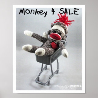 Monkey 4 Sale (by kolohe Kristin) Poster