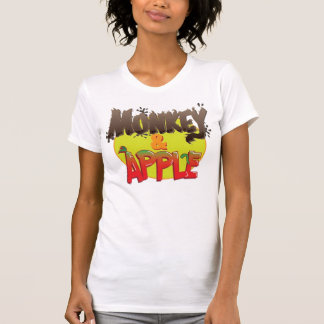 Monkey and Apple logo shirt