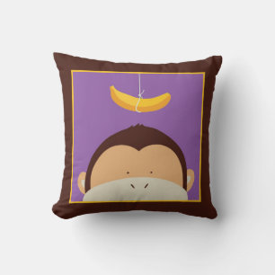 Monkey and Banana Cushion