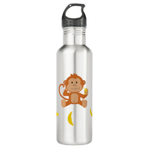Monkey and bananas 710 ml water bottle