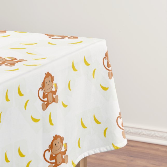 Monkey and bananas tablecloth (In Situ)