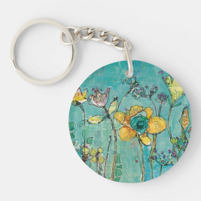 Monkey and Mummy Key Ring (Front)