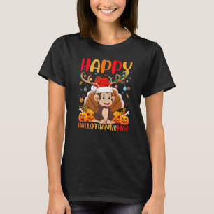 Monkey Animal Happy Monkey Hellothanksmas T-Shirt