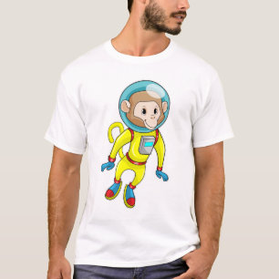 Monkey as Astronaut T-Shirt