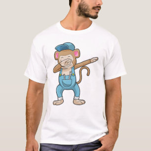 Monkey as Mechanic at Hip Hop Dance Dab T-Shirt