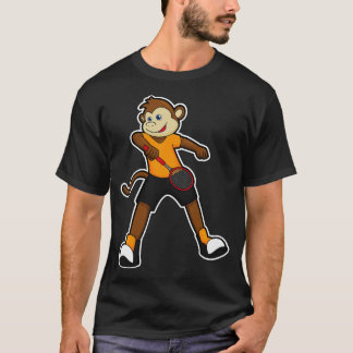 Monkey as Tennis player with Tennis racket T-Shirt