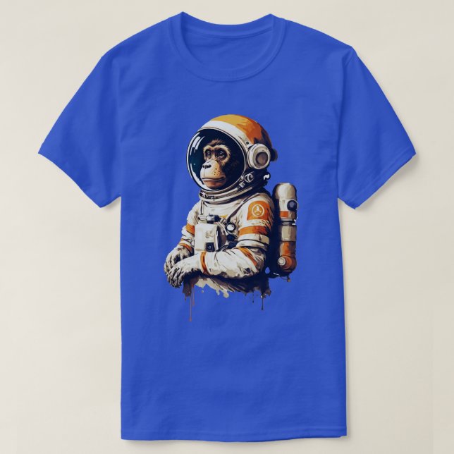 Monkey Astronaut 2 T-Shirt (Design Front)