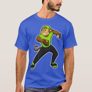 Monkey at Baseball with Baseball bat 2 T-Shirt