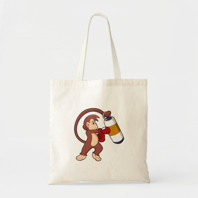 Monkey at Boxing with Punching bag (Front)