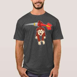 Monkey at Darts with Dart T-Shirt