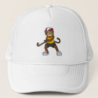 Monkey at Hockey with Hockey stick