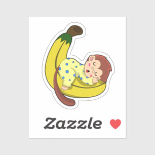 Monkey at Sleeping in Pyjamas