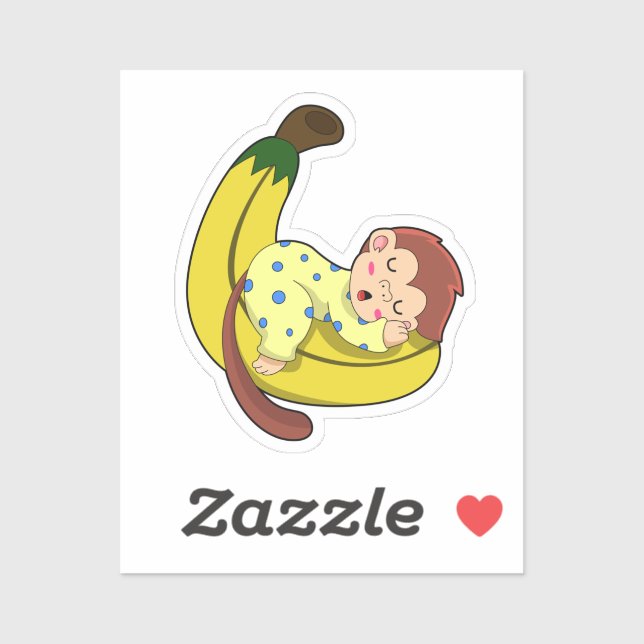 Monkey at Sleeping in Pyjamas (Sheet)