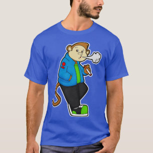 Monkey at Smoking a Cigarette T-Shirt