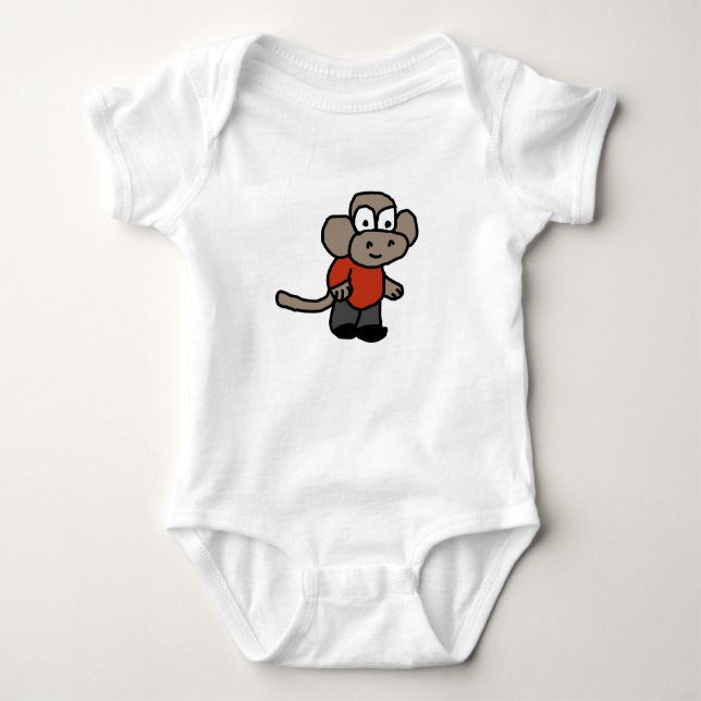 Monkey Baby Bodysuit (Front)