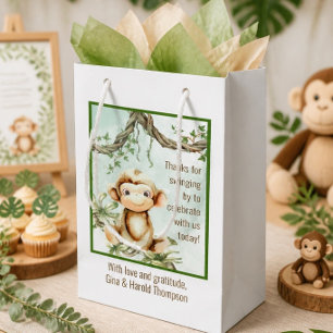 Monkey Baby Shower Favour Bag