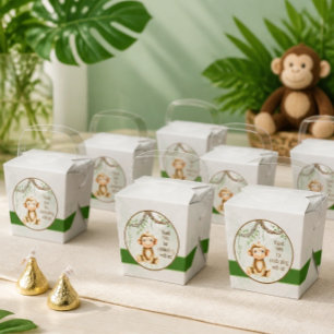 Monkey Baby Shower Favour Box
