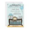 MONKEY Baby Shower Invitation Crib CJ-BLUE boy