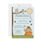 MONKEY Baby Shower Invitation Fall Pumpkin NEUTRAL