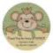 Monkey Baby Shower Sticker