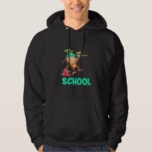 Monkey Back To School Hoodie