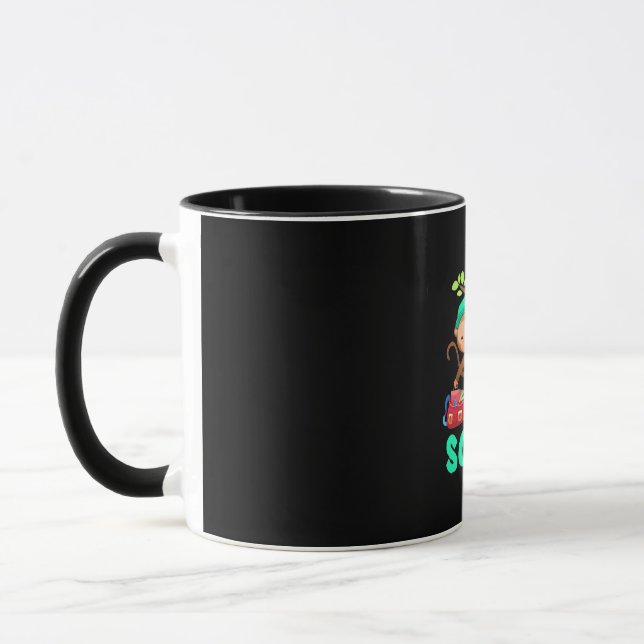 Monkey Back To School Mug (Left)