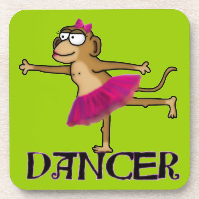 Monkey Ballet Coaster (Front)