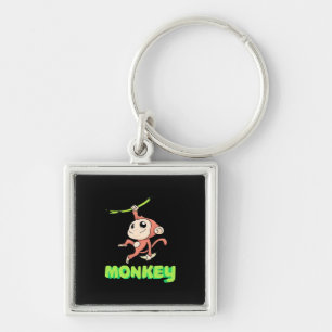 Monkey Banana Key Ring