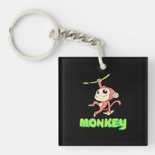 Monkey Banana Key Ring