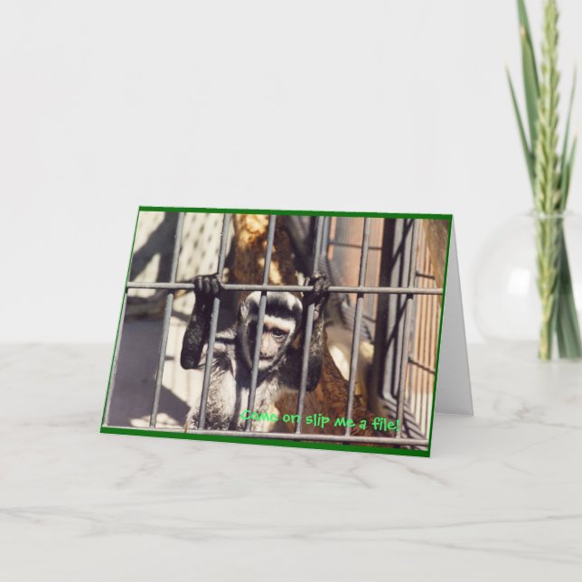 Monkey Bars Greeting Card (Front)