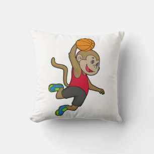 Monkey Basketball player Basketball Cushion