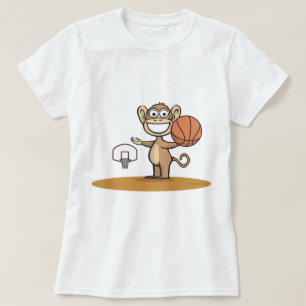 Monkey Basketball T-Shirt
