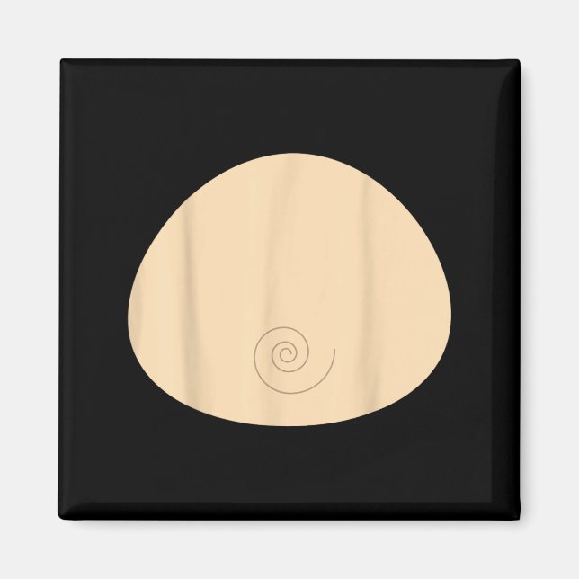 Monkey Belly Shirt Funny Halloween Magnet (Front)