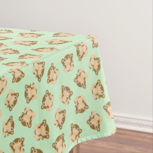 Monkey Birthday Party Green Tablecloth