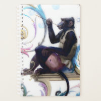 Monkey Blowing Bubbles