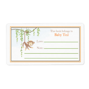 Monkey Bookplate