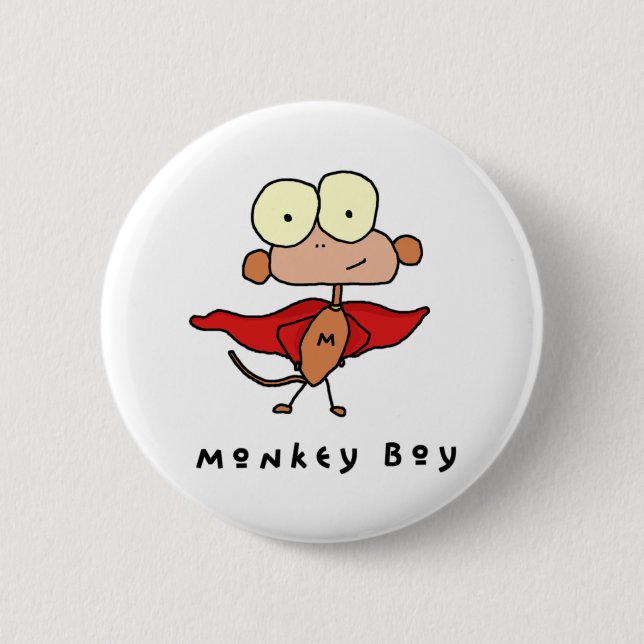 Monkey Boy Button (Front)